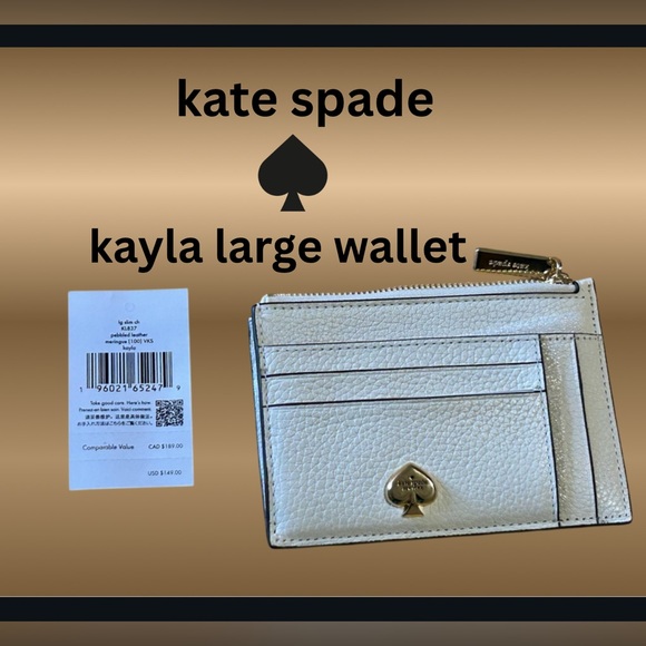 kate spade Handbags - kate spade Kayla large wallet NWT